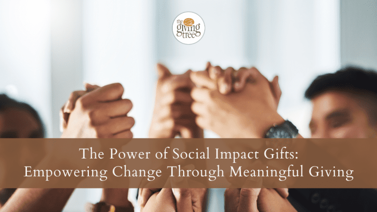 Power of Social Impact Gifts: Empowering Change Through Meaningful Giving