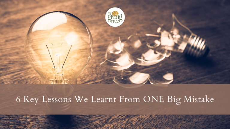6 Key Lessons We Learnt From ONE Big Mistake