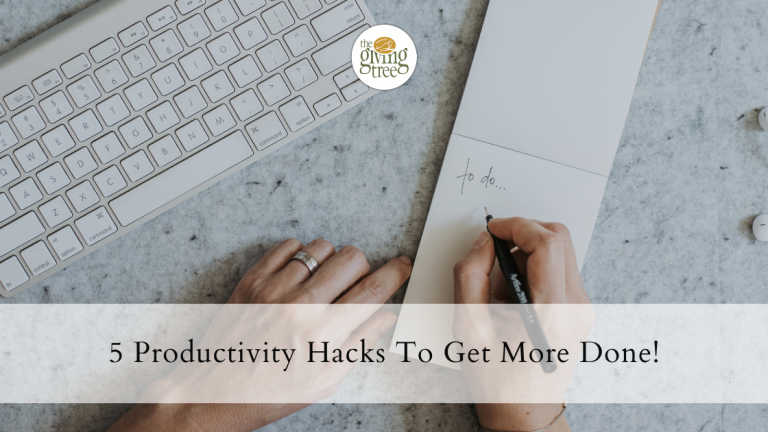 5 productivity hacks to get more done!