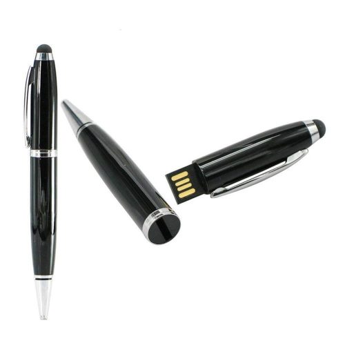 Pen + Pen Drive + Stylus (3 in 1) Black Colour