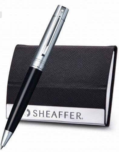 9314 Ballpoint Pen With Business Card Holder