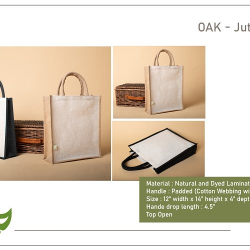 OAK Ivory Jute Bag