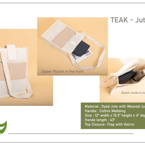 Teak - Jute Bag