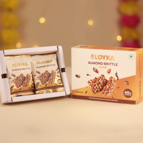 Loyka Almond Brittle Gold Box 4 pcs
