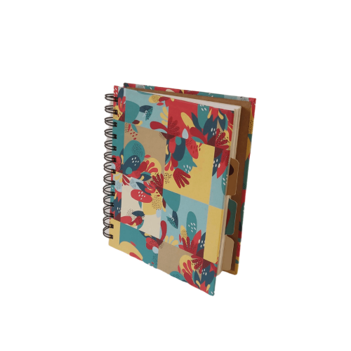 Notebook (Spiral) With Separators – Learning Contemporary Theme