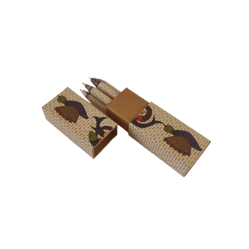 Pen Box (set of 5 pens) – Gond Theme