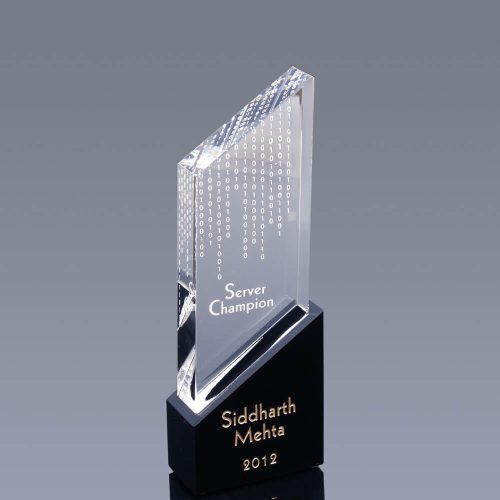 Progressive Crystal Plaque