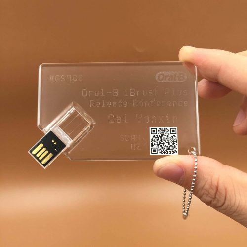 Clear Card Pen Drive
