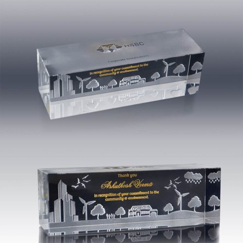 Crystal Column Horizontal