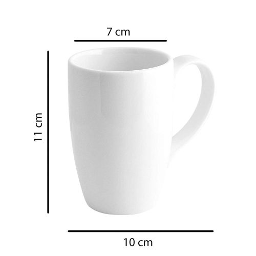 Sublimation White Conical Mug