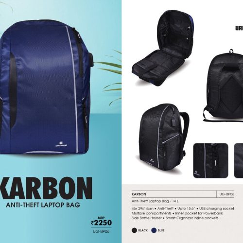 Karbon Anti-theft laptop bag