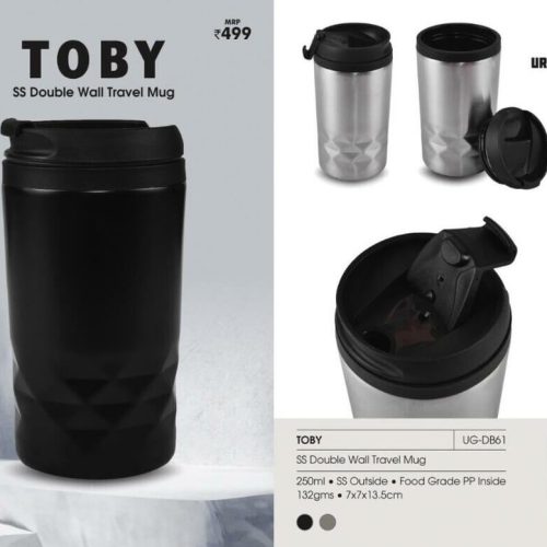Stainless Steel Travel Mug - TOBY - 250 ml