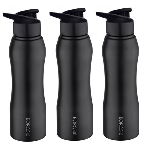 Borosil Grip-N-Sip 750 Black