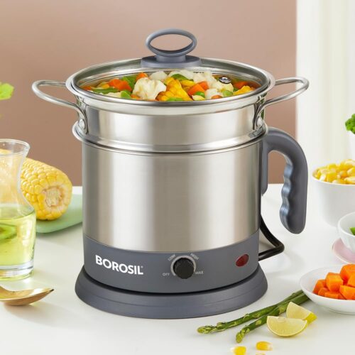 Borosil Multipurpose Electric Kettle 1.3L