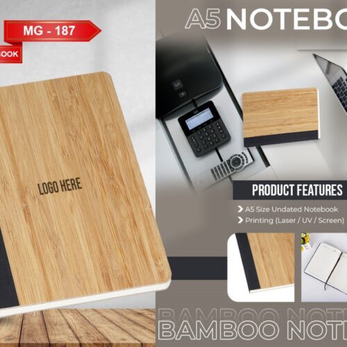 A5 Bamboo Notebook