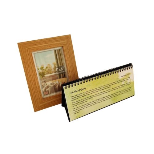 Calendar & Picture Frame Gift Set (Giving)